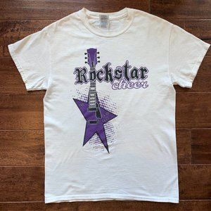 Rockstar Cheer T-Shirt- White